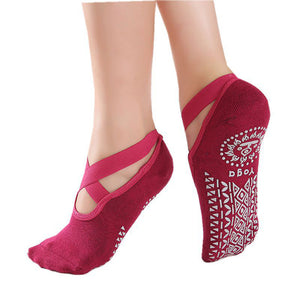 Women's Yoga Socks | Anti-slip | Cotton | 4-pair pack | MoSocks