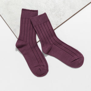 Women's Crew Socks | Ribbed Winter Socks | Cotton | Multi-pack | MoSocks