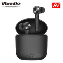 Load image into Gallery viewer, Bluedio Hi wireless earbuds earphone Bluetooth-compatible stereo sport earbuds wireless headset built-in microphone
