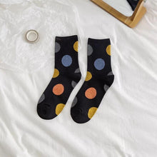 Load image into Gallery viewer, 5 Pair Polka Dot Cotton Comfy Socks - MoSocks
