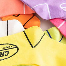 Load image into Gallery viewer, Crush Print Vibrant Color Cotton Crew Socks - MoSocks
