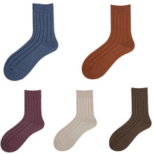 Load image into Gallery viewer, Ribbed Comfortable Warm Crew Socks - MoSocks
