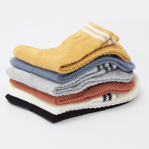 6 Pair Transparent Two Stripe Cotton Blend Crew Socks - MoSocks