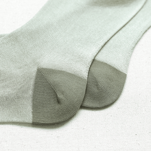 Load image into Gallery viewer, 6 Pair Patchwork Transparent Cotton Crew Socks - MoSocks
