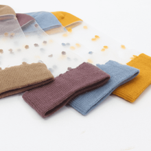 Load image into Gallery viewer, Transparent Patchwork Cotton Blend Crew Socks - MoSocks
