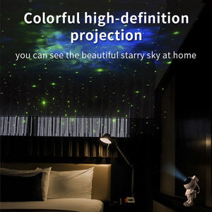 Galaxy Star Projector Starry Sky Night Light Astronaut Lamp Home Room Decor Decoration Bedroom Decorative Luminaires Gift