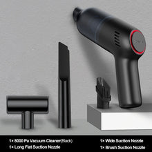 Load image into Gallery viewer, 8000Pa Wireless Car Vacuum Cleaner Cordless Handheld Auto Vacuum Home &amp; Car Dual Use Mini Vacuum Cleaner With Built-in Battrery
