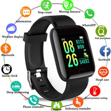 Load image into Gallery viewer, D13 Smart Watch Men Blood Pressure Waterproof Smartwatch Women Heart Rate Monitor Fitness Tracker Watch Sport For Android IOS
