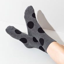 Load image into Gallery viewer, Women&#39;s Crew Socks | Large Polka Dot | Cotton | Multi-pack | MoSocks
