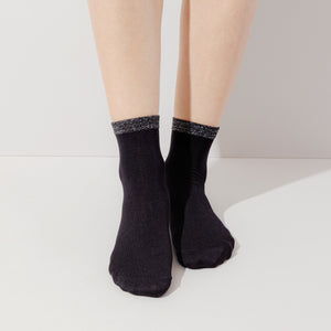 Women's Ankle Socks | Glitter Top | Cotton | 7-pack | MoSocks