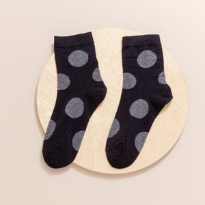 Women's Crew Socks | Large Polka Dot | Cotton | Multi-pack | MoSocks