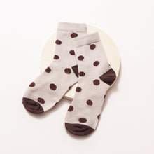 Load image into Gallery viewer, Women&#39;s Crew Socks | Polka Dot | Cotton | 5-pack | MoSocks
