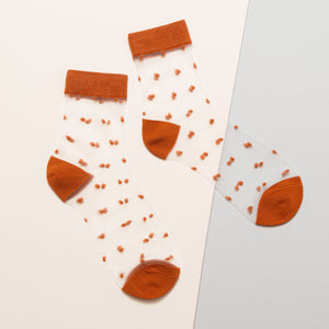Women's Crew Socks | Transparent | Polka Dot | Cotton | Multi-pack | MoSocks