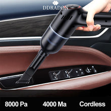 Load image into Gallery viewer, 8000Pa Wireless Car Vacuum Cleaner Cordless Handheld Auto Vacuum Home &amp; Car Dual Use Mini Vacuum Cleaner With Built-in Battrery
