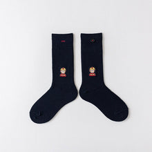 Load image into Gallery viewer, 5 Pair Cartoon Embroidery Cotton Blend Crew Socks - MoSocks
