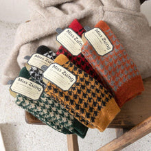 Load image into Gallery viewer, 5 Pair Plaid Warm Cozy Wool Blend Winter Socks - MoSocks
