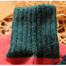 Load image into Gallery viewer, 5 Pair Patched Wool Warm Comfy Socks - Fall/Winter - MoSocks
