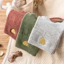 Load image into Gallery viewer, Love Embroidery Comfortable Warm Crew Socks - Fall/Winter - MoSocks
