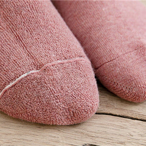 Puppy Mismatch Embroidery Comfy Warm Crew Socks - MoSocks